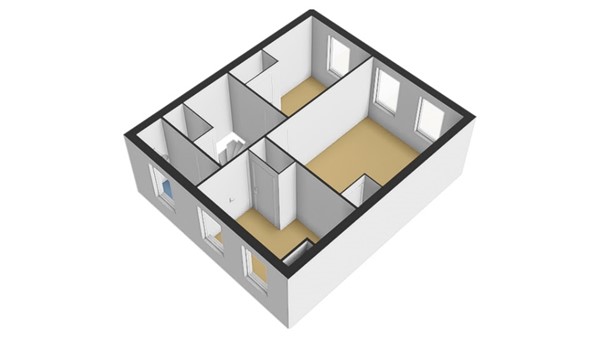 Floorplan - Mathenesserweg 159E, 3027 HP Rotterdam